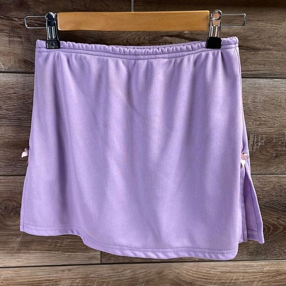 Lavender Skorts, Size Large, Elastic Waist - Picture 1 of 6